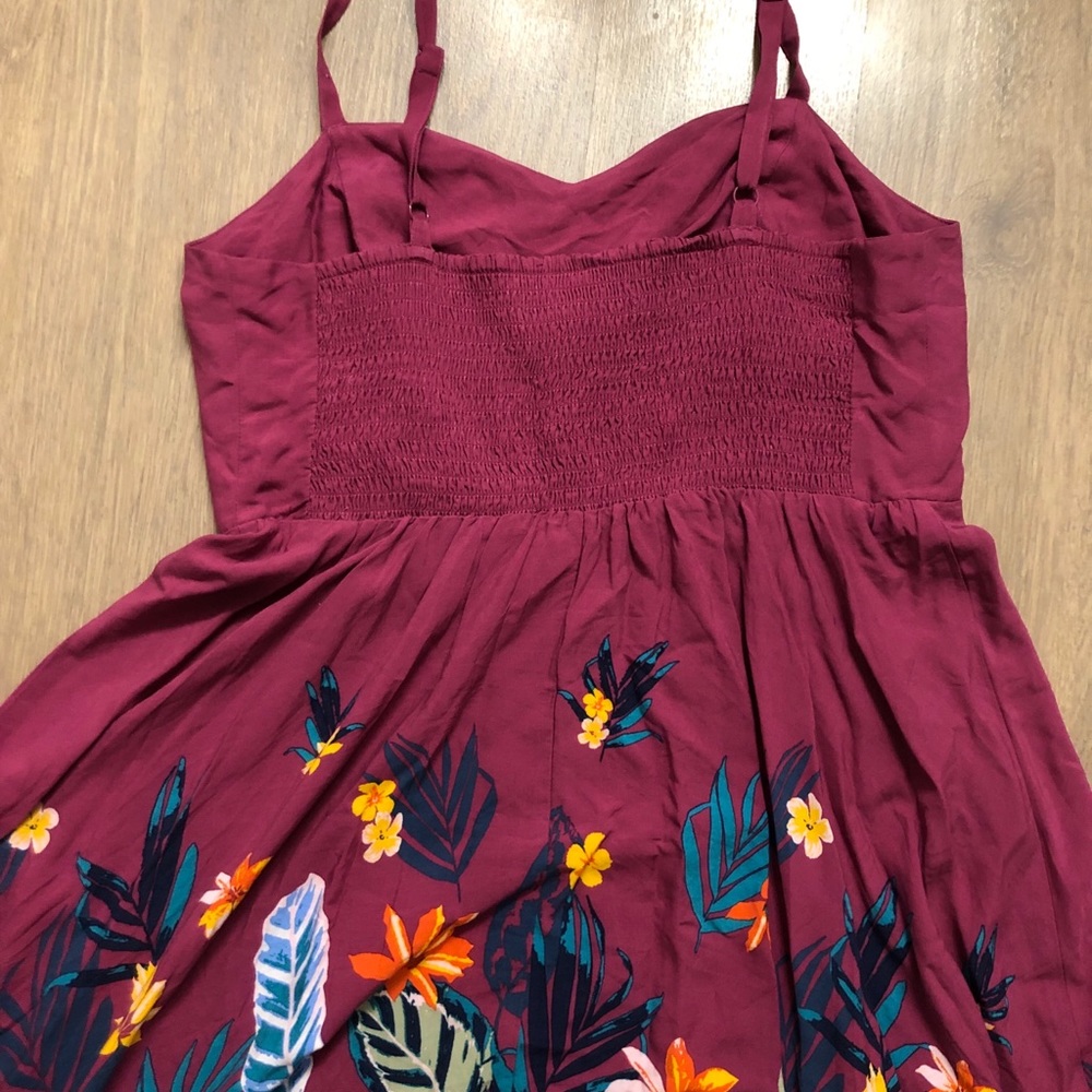 Purple floral Old Navy dress